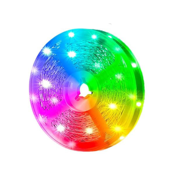 Ljusband 150 LED RGB Bluetooth-anslutet Vattentålig IP65 5m Flerfärgad