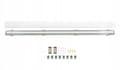 Miniatyrbillede 4 af 7: 4x G13 LED fugtbestandig lyskilde IP65, 1x T8 LED, 18W 2430LM 120cm, neutral hvid 4000K, 4x NW