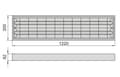 Miniatyrbillede 9 af 9: LED-gitterbelysning, indbygget gitterbelysning, LED-skrivebordslampe, 4x10W T8 LED, (UDEN T8-pærer)