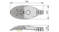 Miniatyrbillede 4 af 4: LED-gadelampe 60W, LED-gadelampe, LED-gadelampe neutral hvid, 135° x 85°, 5400LM