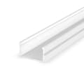Miniatyrbillede 3 af 11: SÆT: LED Slim aluminiumsprofil 100cm til 8mm LED strips + dæksel LT13-2 Milky Silver