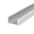 Miniatyrbillede 1 af 11: SÆT: LED Slim aluminiumsprofil 100cm til 8mm LED strips + dæksel LT13-2 Milky Silver