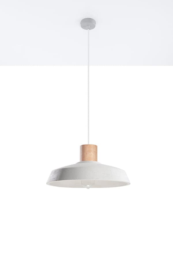 E27 pendel, 1-pære pendel, pæreholder, Ø 40cm, 1x E27 sort (Afra)