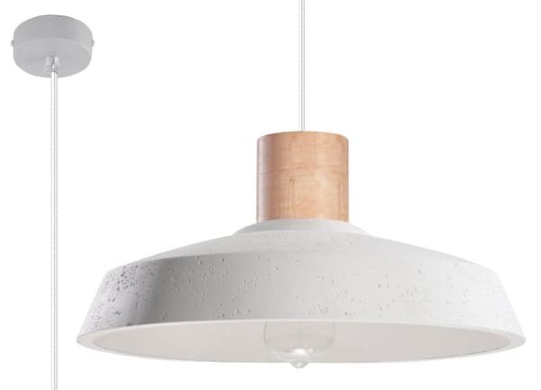 E27 pendel, 1-pære pendel, pæreholder, Ø 40cm, 1x E27 sort (Afra)