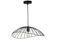 Pikkukuva 1 / 8: E27-riippuvalaisin, 1-lamppuinen riippuvalaisin, lampunpidin, Ø 40 cm, 1 x E27 musta (Alba)