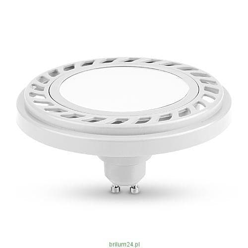 LED-lampe ES111 GU10, 9W, neutral hvid, LED-spotlight 800LM, mælkehvid