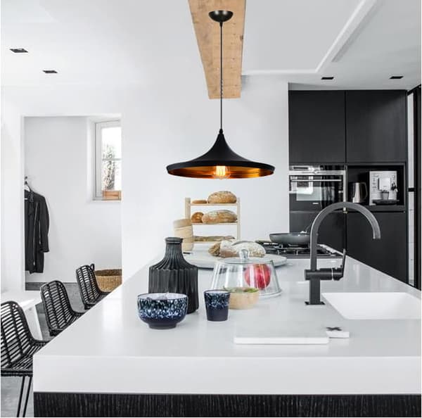 LED pendellampe, pendellampe, 1 flamme, loftslampe 36 cm, PA413A SORT