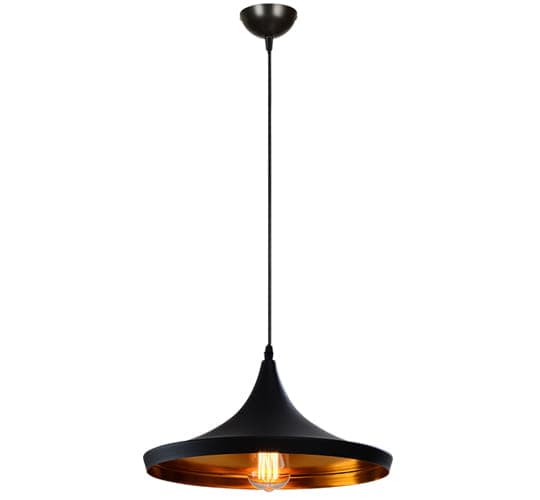 LED pendellampe, pendellampe, 1 flamme, loftslampe 36 cm, PA413A SORT