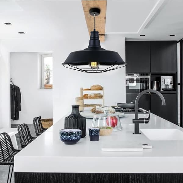LED pendellampe, pendellampe, 1 flamme, loftslampe 36 cm, PT624 SORT