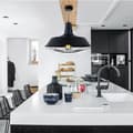 Miniatyrbillede 8 af 10: LED pendellampe, pendellampe, 1 flamme, loftslampe 36 cm, PT624 SORT