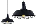 Miniatyrbillede 1 af 10: LED pendellampe, pendellampe, 1 flamme, loftslampe 36 cm, PT624 SORT