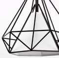 Miniatyrbillede 6 af 11: LED pendellampe, pendellampe, 1 lyskilde, loftslampe 36 cm, DIAMANTHVID