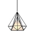 Miniatyrbillede 1 af 11: LED pendellampe, pendellampe, 1 lyskilde, loftslampe 36 cm, DIAMANTHVID