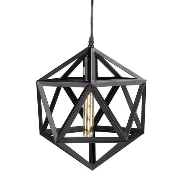 LED pendellampe, pendellampe, 1 flamme, loftslampe 34 cm, LOFT SORT