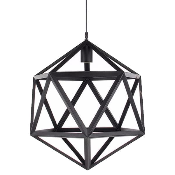 LED pendellampe, pendellampe, 1 flamme, loftslampe 34 cm, LOFT SORT