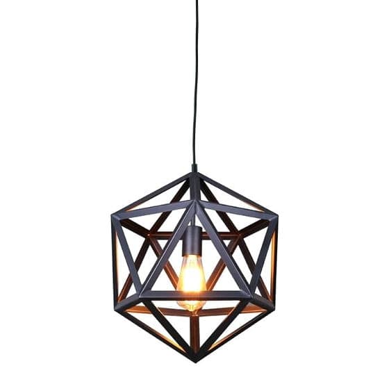 LED pendellampe, pendellampe, 1 flamme, loftslampe 34 cm, LOFT SORT