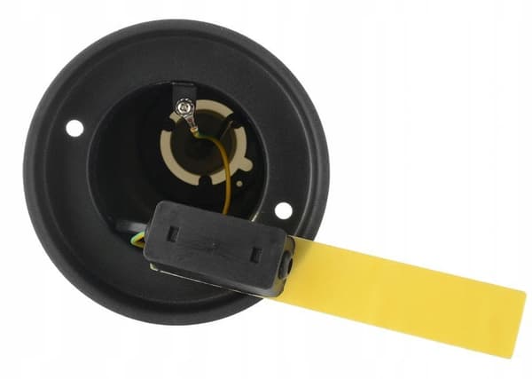 LED-vejlampe rund sort, væglampe, piedestallampe 60 cm IP44 230V, Q204