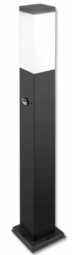 LED-stibelysning, LED-væglampe, 45 cm fodlampe med bevægelsessensor, sort IP44 230V, Q290