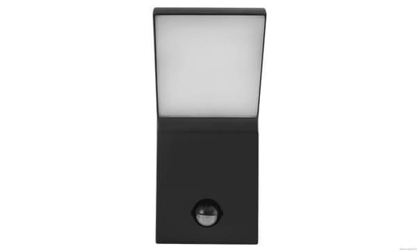 12W LED udendørs væglampe, LED udendørslampe med bevægelsessensor, IP44 4000K udendørs væglampe, CLARK