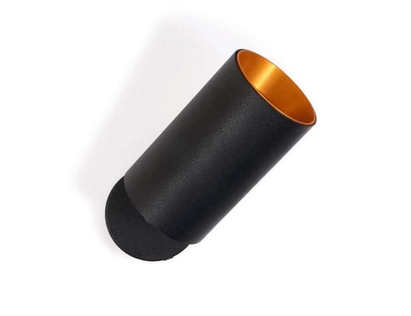 LED loftspotlight, loftslampe, vægspotlight 1-flammet, sort til LED GU10, ERIS