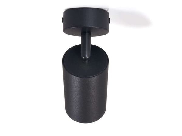 LED loftspotlight, loftslampe, vægspotlight 1-flammet, sort til LED GU10, ERIS