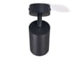 Miniatyrbillede 9 af 11: LED loftspotlight, loftslampe, vægspotlight 1-flammet, sort til LED GU10, ERIS