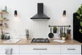 Miniatyrbillede 6 af 11: LED loftspotlight, loftslampe, vægspotlight med 2 flammer, sort til LED GU10, ERIS
