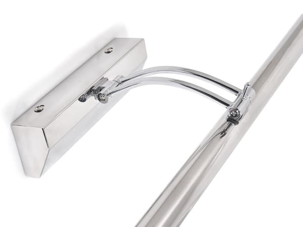 LED-peilivalaisin 74 cm, meikkivalo 9 W 6000 K, kylpyhuoneen valaisin, seinävalaisin IP65, hopea (Olaf 9 W)