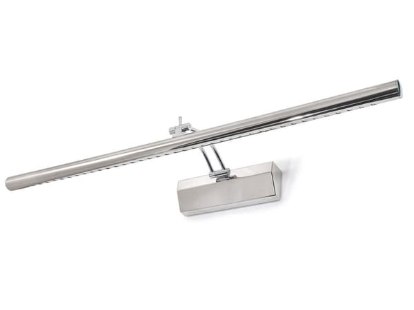 LED-peilivalaisin 74 cm, meikkivalo 9 W 6000 K, kylpyhuoneen valaisin, seinävalaisin IP65, hopea (Olaf 9 W)