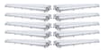Miniatyrbillede 1 af 7: 10x G13 LED-pærer fugtbestandige IP65, 2x T8 LED, 36W 4860LM 120cm, neutral hvid 4000K, 10x NW