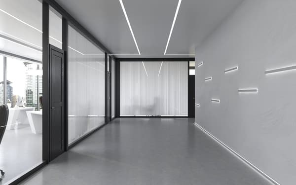 SÆT: LED-profil, LED-profil 100 cm til LED-strimler, LED-profil aluminium hvid LT9