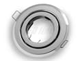 Miniatyrbillede 1 af 9: LED indbygget spotlight, LED indbygget spotlight rund metal krom til 50mm LED pærer + GU10 Beta fatning