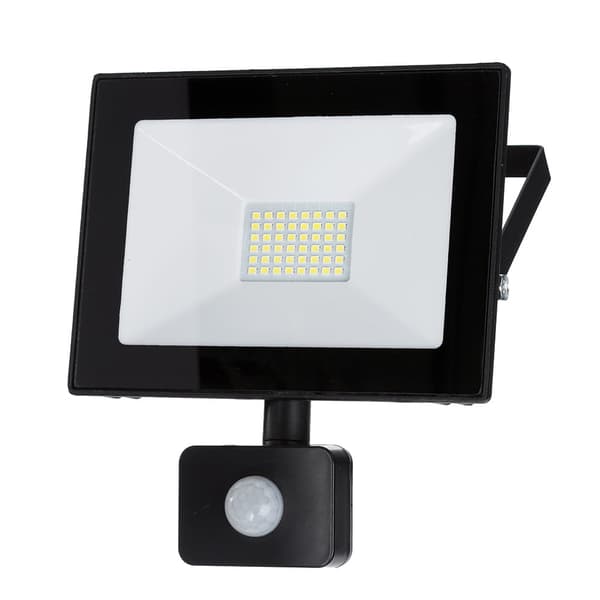 50W LED-spotlight med bevægelsessensor, 50W varm hvid 220-240V