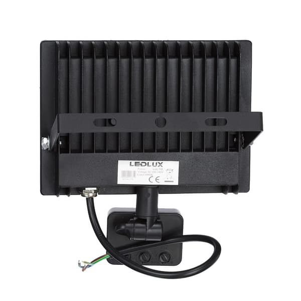 50W LED-spotlight med bevægelsessensor, 50W varm hvid 220-240V
