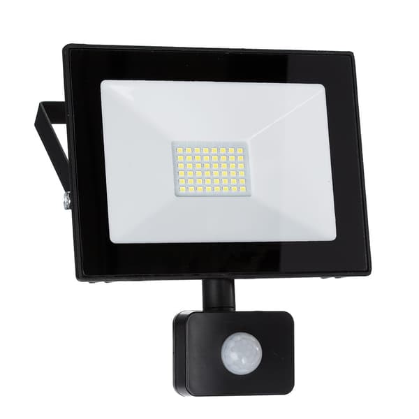 50W LED-spotlight med bevægelsessensor, 50W varm hvid 220-240V