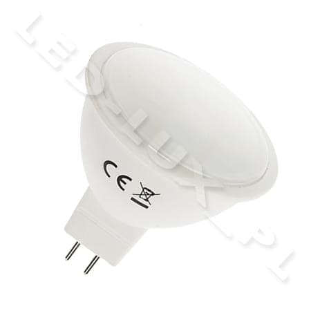 MR16 LED, MR16 12V, GU5.3 6W LED 15 SMD 2835 LED-pære, med matteret beskyttelsesglas 620LM 12V kold hvid