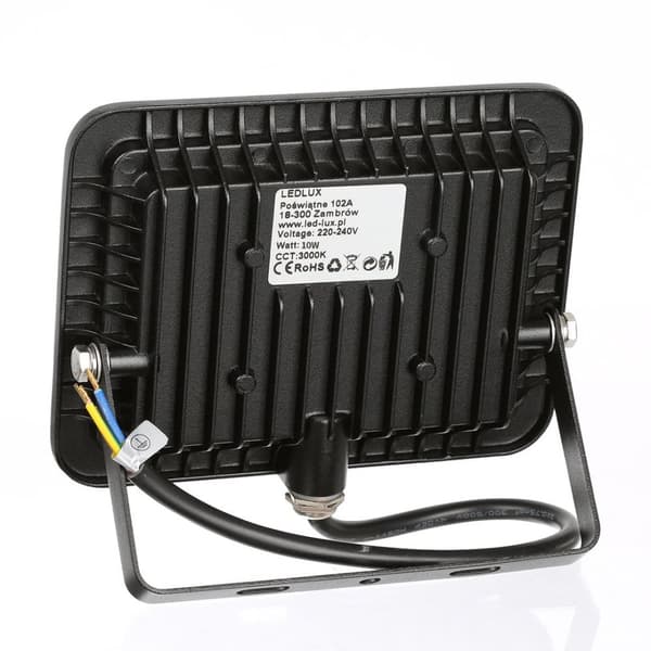 LED-kohdevalo, LED-kohdevalo, SLIM 10W kylmä valkoinen 6000K LED-kohdevalo, 10W 750 lumenia, 220-240V