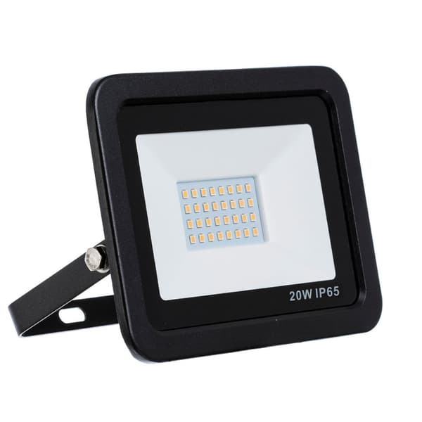 LED-spotlight, LED-spotlight, SLIM 20W kold hvid 6000K LED-spotlight, 20W 1800 lumen, 220-240V