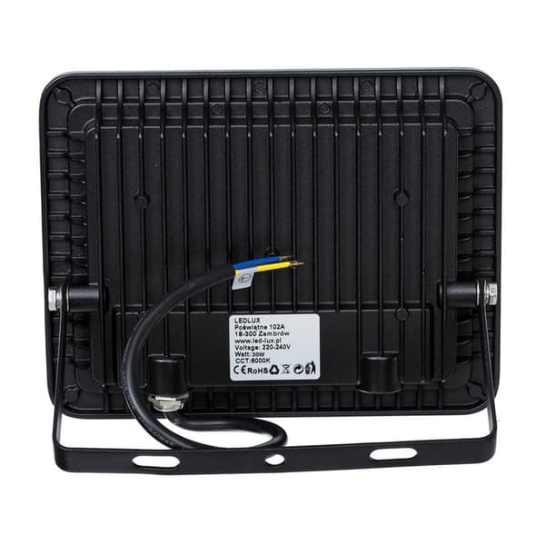 LED-spotlight, LED-spotlight, SLIM 30W kold hvid 6000K LED-spotlight, 30W 2700 lumen, 220-240V