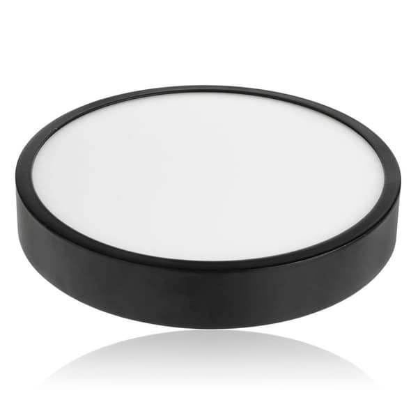 LED loftlampe, LED loftlampe 18W LED PANEL rund, neutral hvid 4000K 1800LM 230V (sort)