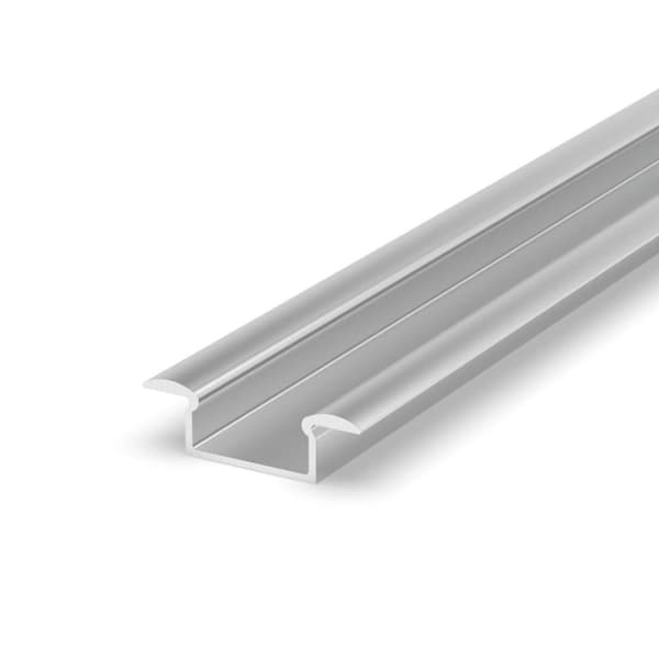 SÆT: LED-profil, LED-profil 100 cm til LED-strimler, LED-aluminiumsprofil LT6 (uden afdækning)