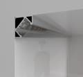 Miniatyrbillede 3 af 8: SÆT: LED-profil, LED-profil 100 cm 45° til LED-strimler, LED-profil i aluminium (uden afdækning)