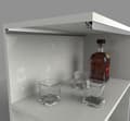 Miniatyrbillede 6 af 8: SÆT: LED-profil, LED-profil 100 cm 45° til LED-strimler, LED-profil i aluminium (uden afdækning)