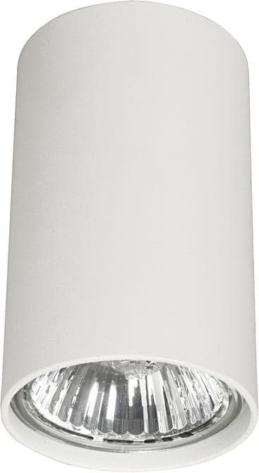 SÆT: 5W LED-påbygningsspotlight, LED-loftlampe, rund aluminiumsloftlampe ?55 mm x 90 mm, hvid