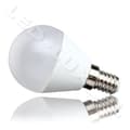 Miniatyrbillede 1 af 6: LED-pære E14 5W, 7 NY (2835) SMD LED KUGLEFORM 230V CCD 470LM, kold hvid 6000K