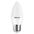 Miniatyrbillede 4 af 8: E27 LED 5W, LED E27 kerteform G37mm varm hvid 3000K, 40W erstatning