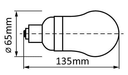 E27 18W LED, E27 18W kold hvid 6000K, 1620LM erstatning 140W