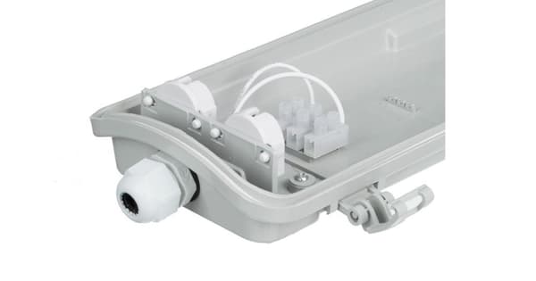 Fugtsikker LED-lampe, fugtsikker lampe 120 cm IP65, 2x T8 LED, 18 W 120 cm 3600 lm, kold hvid 6000 K