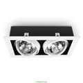 Miniatyrbillede 1 af 2: AR111 ES111 spotlight, LED loftspotlight, LED loftslampe, 2-flammet PASEO Hvid