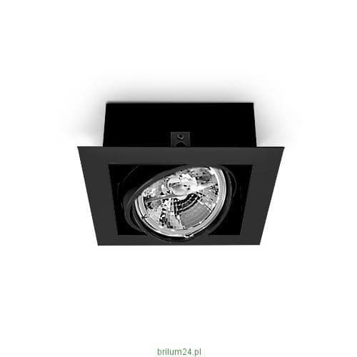 AR111 ES111 spotlight, LED loftspotlight, LED loftslampe, 1 flamme, PASEO Sort